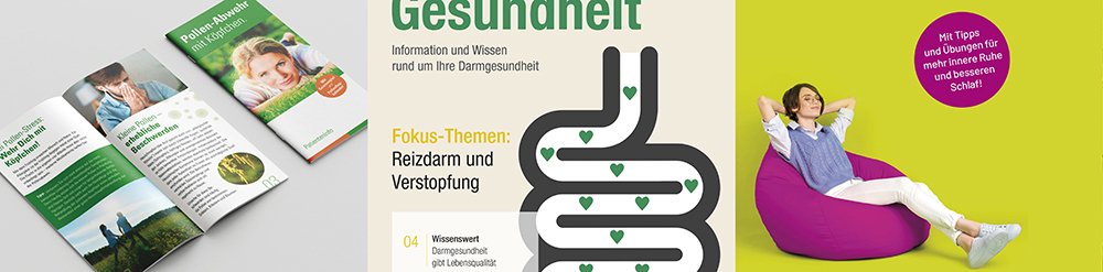 Eine Übersicht von Arbeitsbeispielen aus den Bereich Healthcare